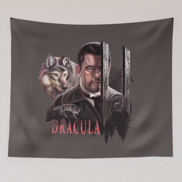 Item preview, Claes Bang Dracula With The Wolves Painting 1 of 2 designed and sold by AK-Hevonen.