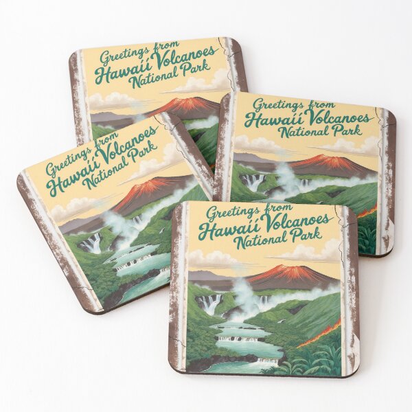 Item preview, Hawaii Volcanoes National Park Postcard Vintage Retro Travel Vintage designed and sold by TravelPostcardGems.