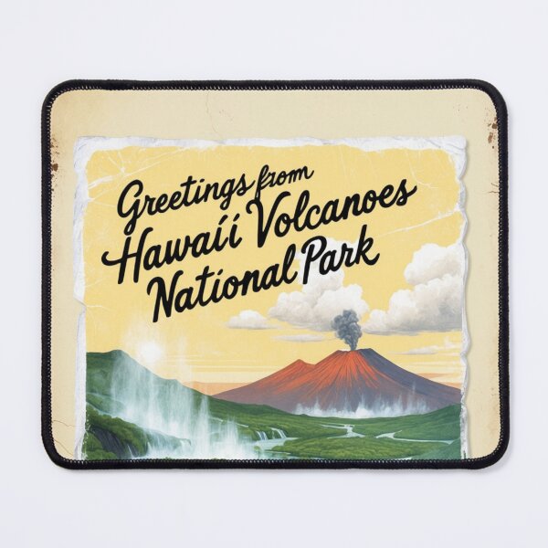 Item preview, Hawaii Volcanoes National Park Postcard Vintage Retro Travel Vintage designed and sold by TravelPostcardGems.