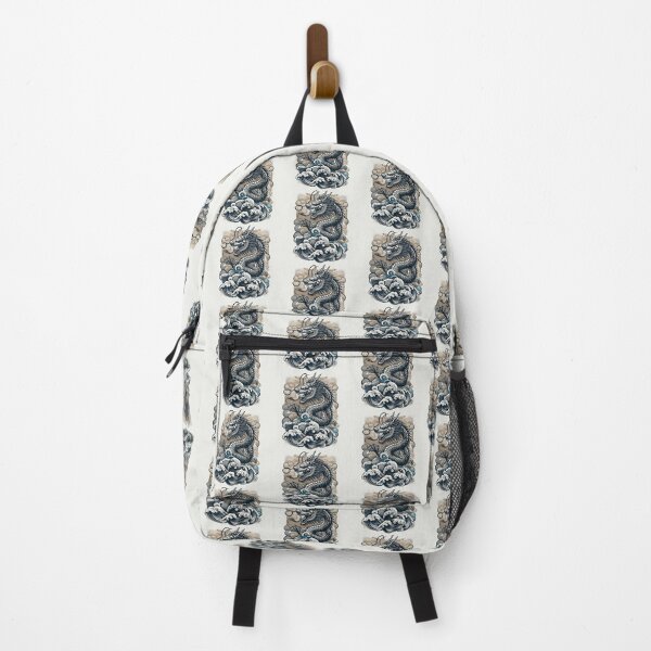 Item preview, Elegant Blue and White Asian Dragon  designed and sold by zoughlal.