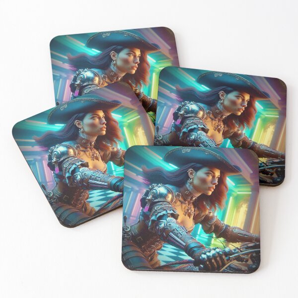 Item preview, Title: Neon Corsair's Cybernetic Voyage - Ghost Archer Illusions designed and sold by Ghost Archer Illusions.