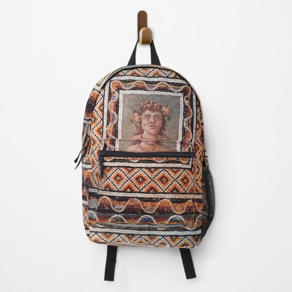 Item preview, ANTIQUE ROMAN MOSAICS Dionysos Portrait designed and sold by BulganLumini.