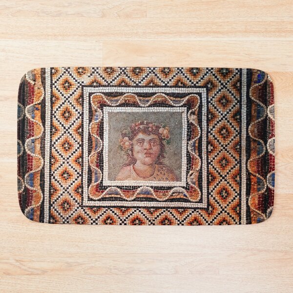 Item preview, ANTIQUE ROMAN MOSAICS Dionysos Portrait designed and sold by BulganLumini.