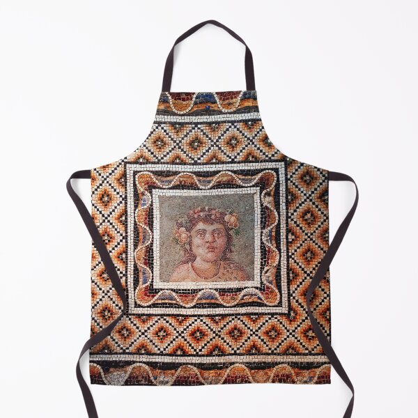 Item preview, ANTIQUE ROMAN MOSAICS Dionysos Portrait designed and sold by BulganLumini.