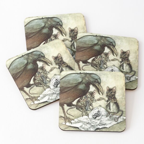 Item preview, Solomon Caw - Peter Pan in Kensington Gardens - Arthur Rackham designed and sold by forgottenbeauty.