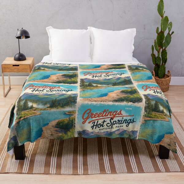 Item preview, Hot Springs National Park Postcard Vintage Retro Travel Vintage designed and sold by TravelPostcardGems.