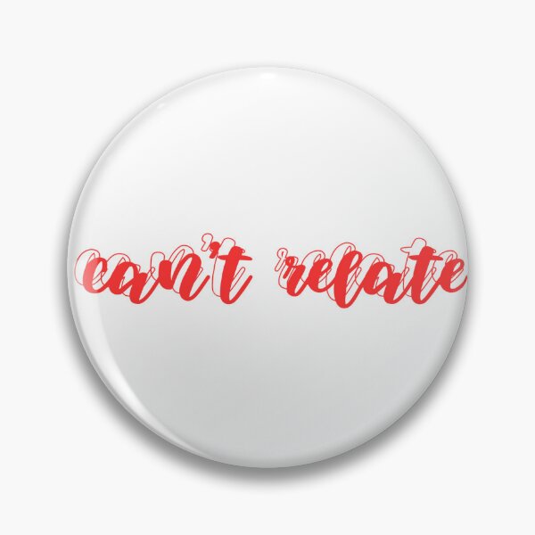Item preview, CAN'T RELATE Sticker designed and sold by rrroza.