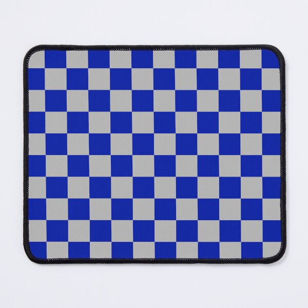 Item preview, Grey Blue Checker Pattern Design designed and sold by PatternTitan.