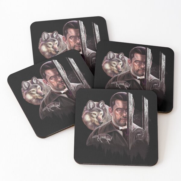 Item preview, Claes Bang Dracula With The Wolves Painting 2 of 2 designed and sold by AK-Hevonen.
