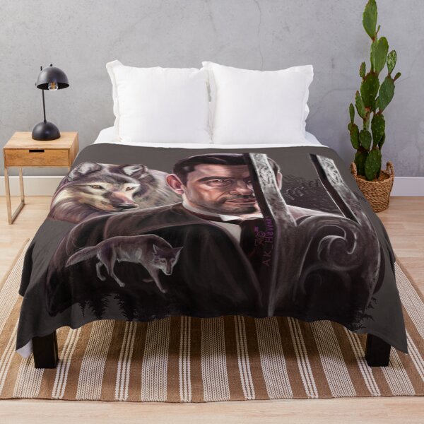 Item preview, Claes Bang Dracula With The Wolves Painting 2 of 2 designed and sold by AK-Hevonen.