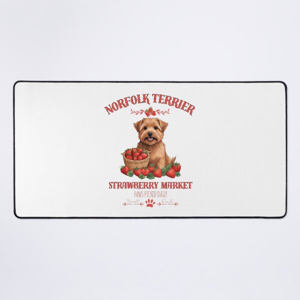 Item preview, Coquette Aesthetic Dog Strawberry market paws picked daily sweet and freesh fruits norfolk terrier designed and sold by GoodyPaws.