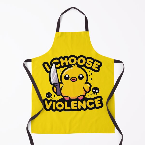 Item preview, I choose violence | Cute yellow duck designed and sold by KalicoDesignUS.