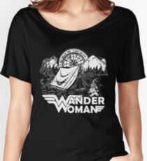 Wander Woman Gift for Queen Of The Camper T-shirt Women's Relaxed Fit T-Shirt