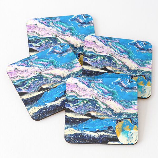 Item preview, Twilight Waves - Acrylic Pour designed and sold by Highlandkings.