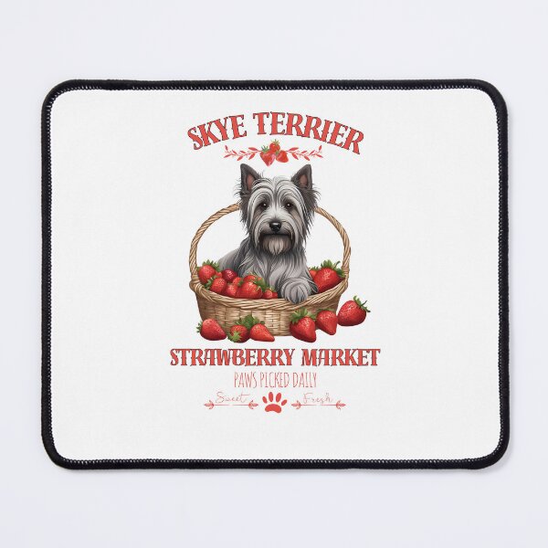 Item preview, Coquette Aesthetic Dog Strawberry market paws picked daily sweet and freesh fruits skye terrier designed and sold by GoodyPaws.