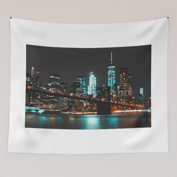 Item preview, Brooklyn Bridge NYC Night designed and sold by ridthestigma.