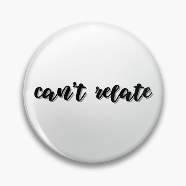 Item preview, CAN'T RELATE Sticker designed and sold by rrroza.