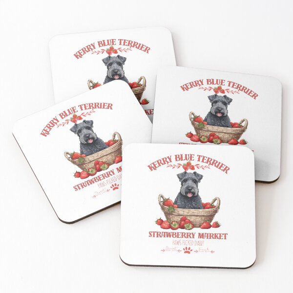 Item preview, Coquette Aesthetic Dog Strawberry market paws picked daily sweet and freesh fruits staffordshire kerry blue terrier designed and sold by GoodyPaws.