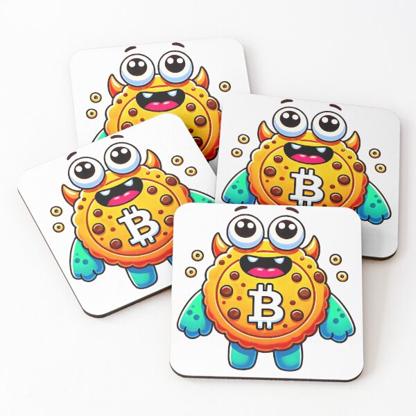 Item preview, Funny Bitcoin Cookie Monster BTC Crypto Design designed and sold by NoCompetition.