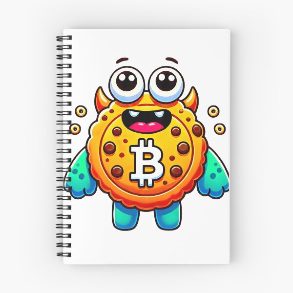 Item preview, Funny Bitcoin Cookie Monster BTC Crypto Design designed and sold by NoCompetition.