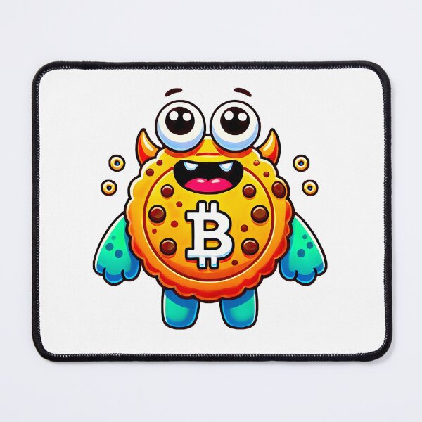 Item preview, Funny Bitcoin Cookie Monster BTC Crypto Design designed and sold by NoCompetition.