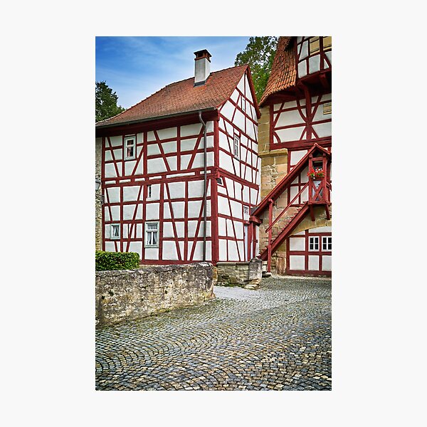 Item preview, Half-timbering at the Rödelseer Tor in Iphofen designed and sold by MICHAEL KNIERIEME - PHOTOGRAPHY.