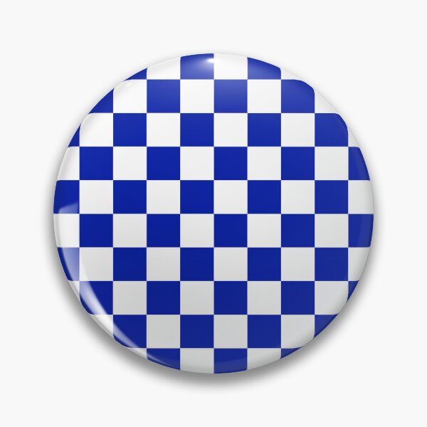 Item preview, Blue White Checker Pattern  designed and sold by PatternTitan.