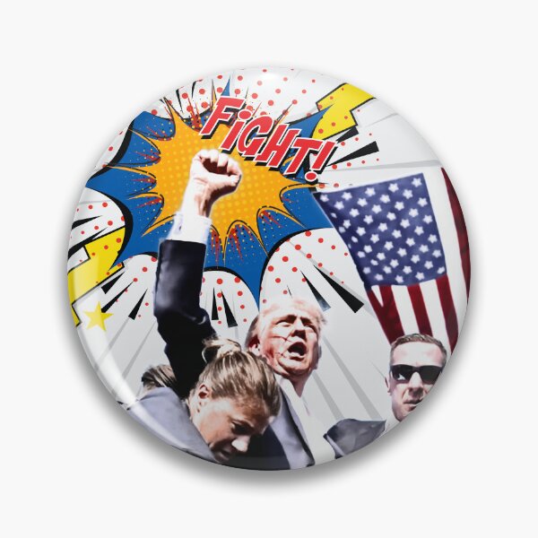 Item preview, Donald Trump after an assassination attempt (Fight!) designed and sold by Lefteris Betsis.