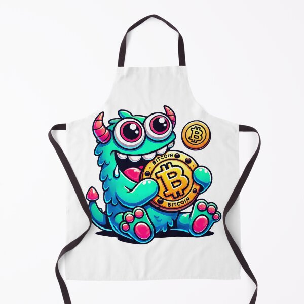 Item preview, Funny Bitcoin BTC Cryptocurrency Monster designed and sold by NoCompetition.