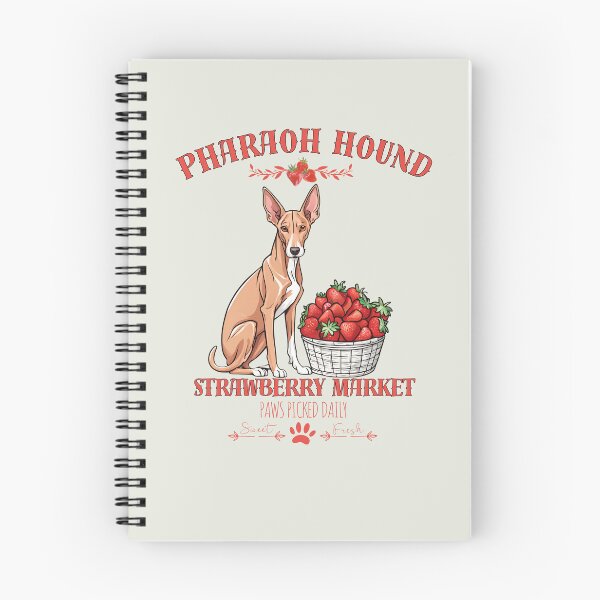 Item preview, Coquette Aesthetic Dog Strawberry market paws picked daily sweet and freesh fruits pharaoh hound designed and sold by GoodyPaws.