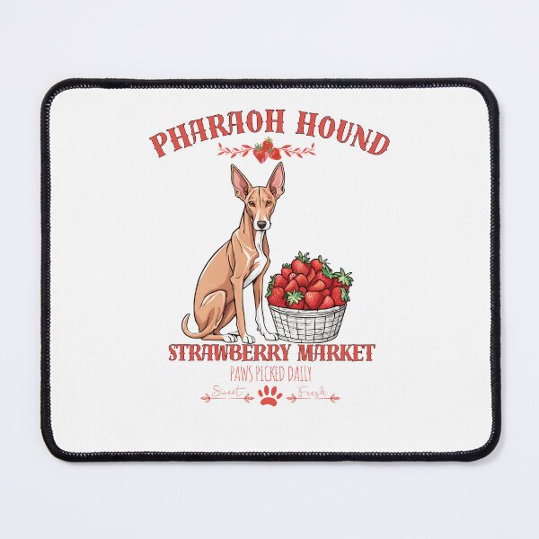 Item preview, Coquette Aesthetic Dog Strawberry market paws picked daily sweet and freesh fruits pharaoh hound designed and sold by GoodyPaws.