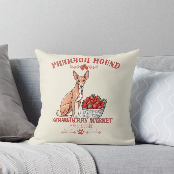Item preview, Coquette Aesthetic Dog Strawberry market paws picked daily sweet and freesh fruits pharaoh hound designed and sold by GoodyPaws.