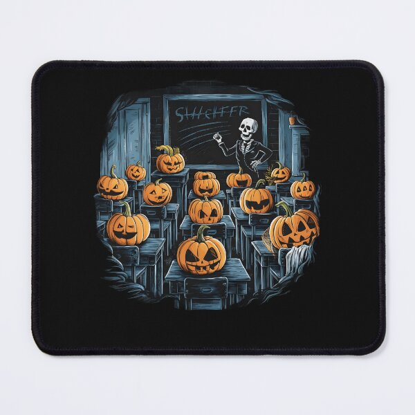 Item preview, Skeleton Teacher In Spooky Classroom With Pumpkins Students Halloween  designed and sold by clothesy7.