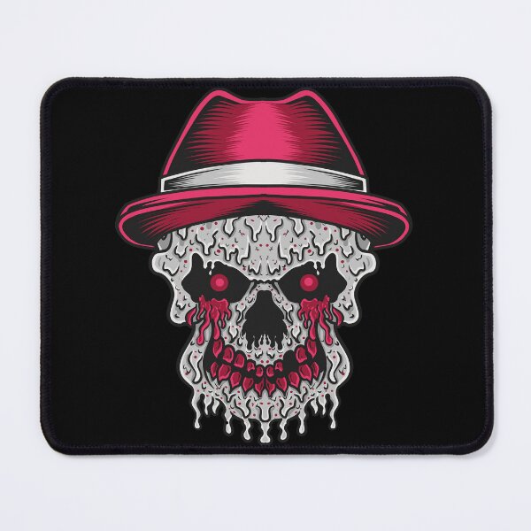 Item preview, Unique skull with red hat and red tears : stylish skull designed and sold by ABDOU Art.