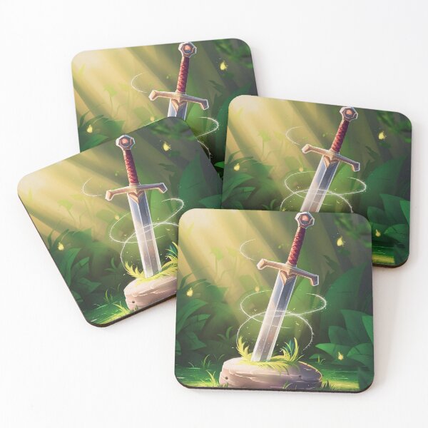 Item preview, Enchanted Forest, Discover the Magic Sword Amidst Ethereal Beauty designed and sold by MAR1RJD.