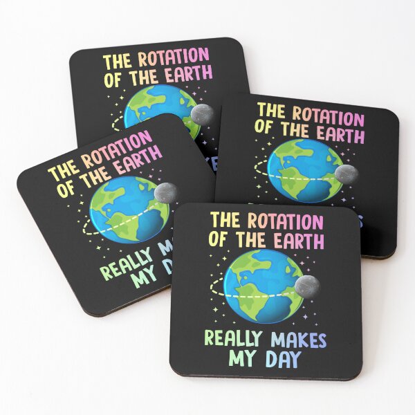 Item preview, Rotation of the Earth Makes My Day designed and sold by ScienceCorner.
