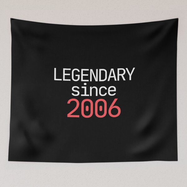 Item preview, Legendary since 2006 red and white designed and sold by Weknes.