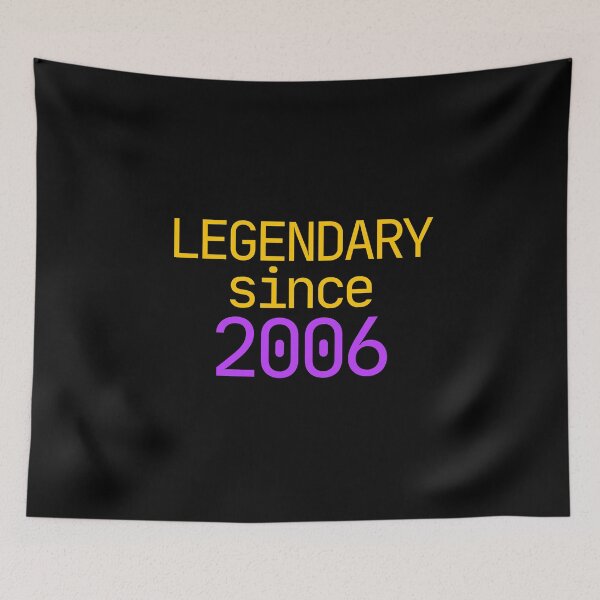 Item preview, Legendary since 2006 purple and yellow designed and sold by Weknes.