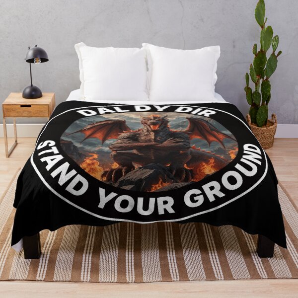 Item preview, DAL DY DIR STAND YOUR GROUND BLACK designed and sold by Marni Scofidio Desi9ns.