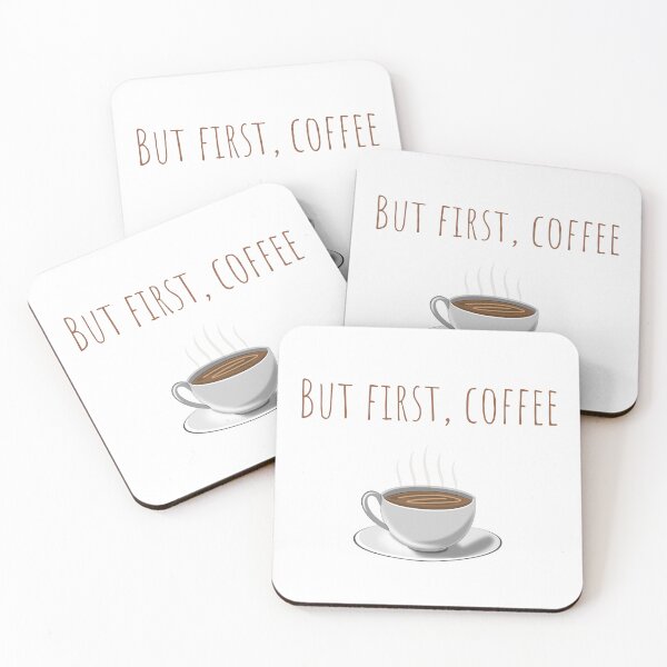 Item preview, But First, Coffee - Coffee Cup Illustration designed and sold by Creastore.