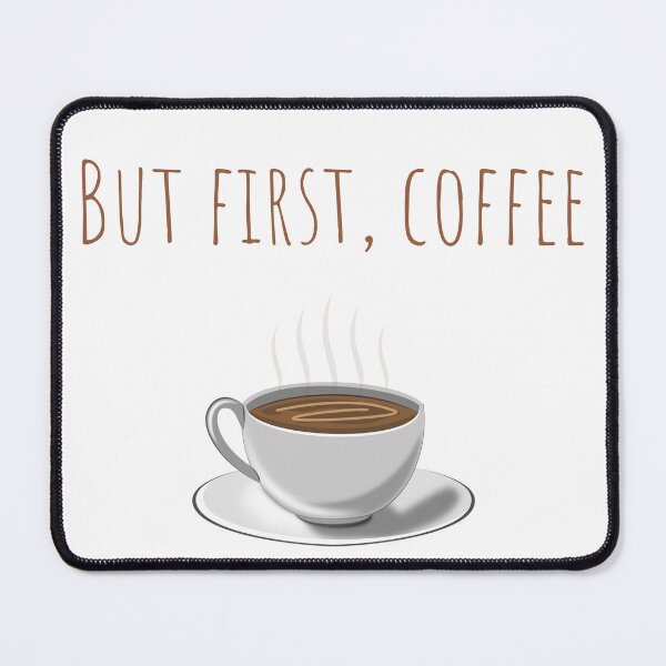 Item preview, But First, Coffee - Coffee Cup Illustration designed and sold by Creastore.