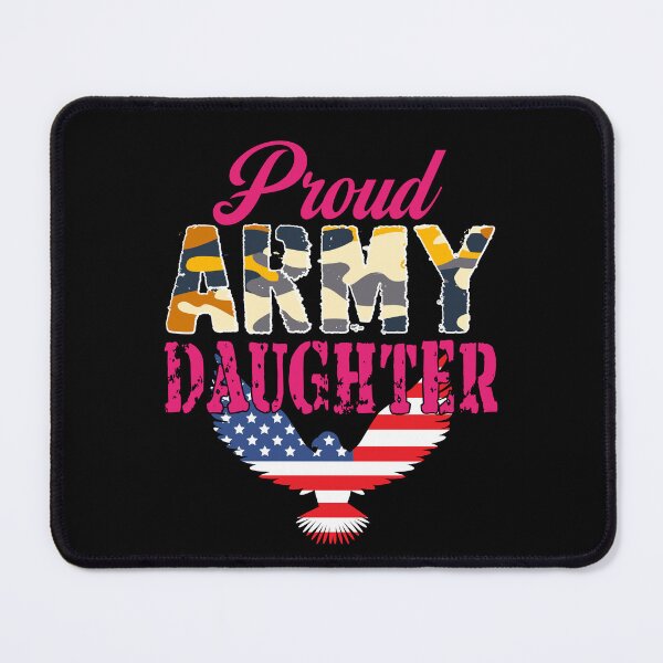 Item preview, Proud Army Daughter Patriotic Eagle Usa Flag designed and sold by Smix Pixels.