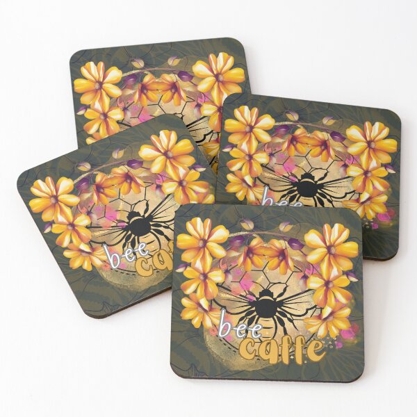 Item preview, Bee caffe designed and sold by LillyWirgok.