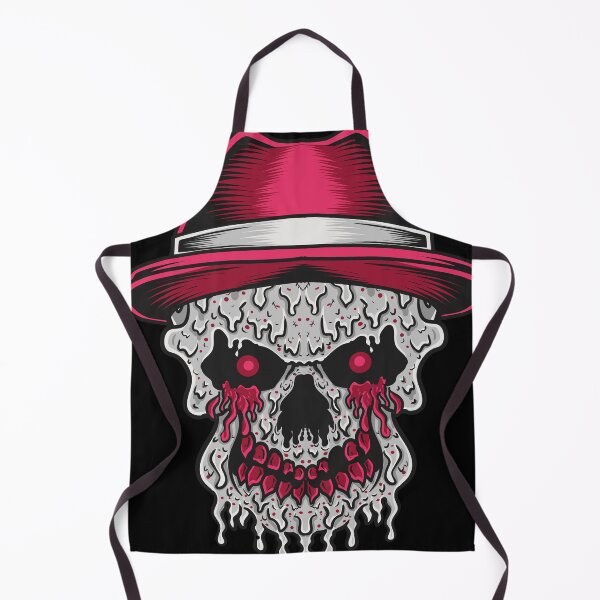 Item preview, Unique skull with red hat and red tears : stylish skull designed and sold by ABDOU Art.