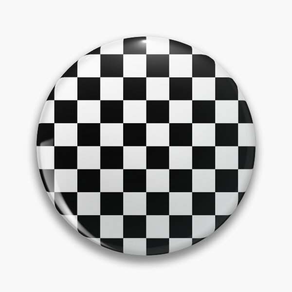 Item preview, White Black Checker Pattern  designed and sold by PatternTitan.