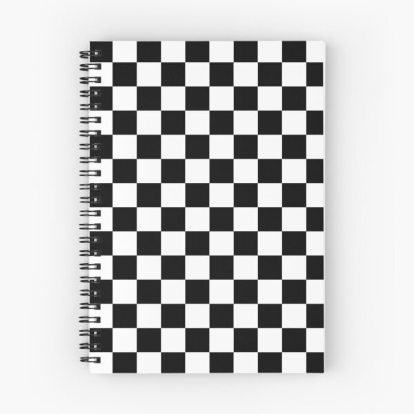 Item preview, White Black Checker Pattern designed and sold by PatternTitan.