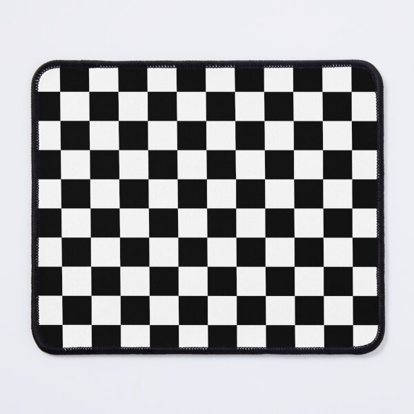 Item preview, White Black Checker Pattern designed and sold by PatternTitan.