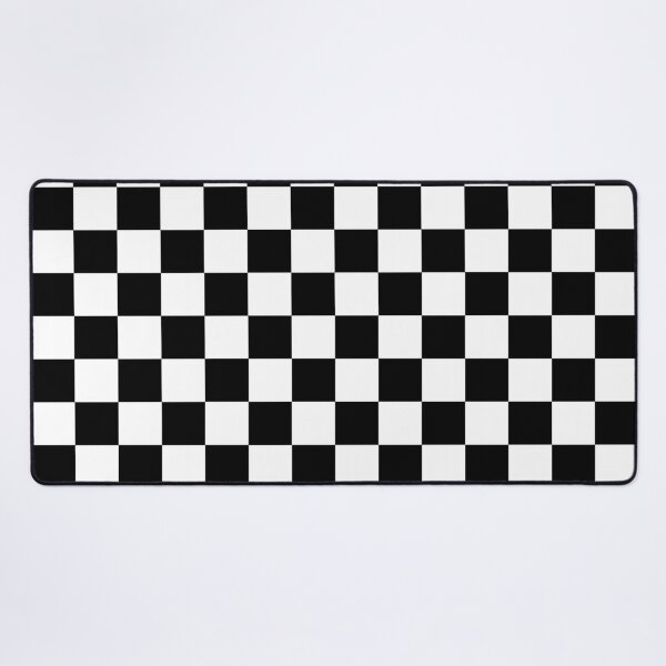 Item preview, White Black Checker Pattern designed and sold by PatternTitan.