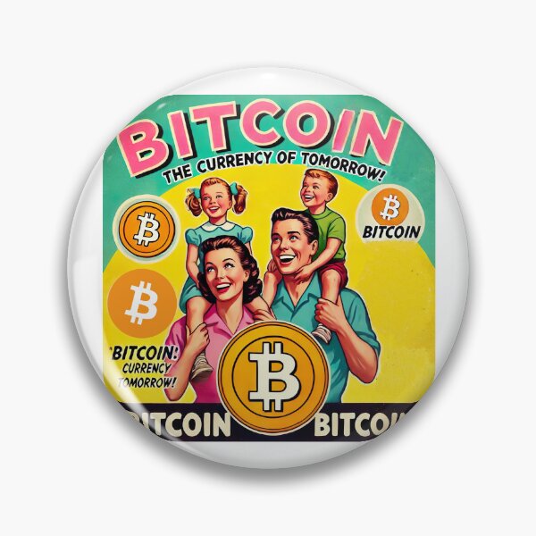 Item preview, Bitcoin the Currency of Tomorrow Vintage Design designed and sold by NoCompetition.