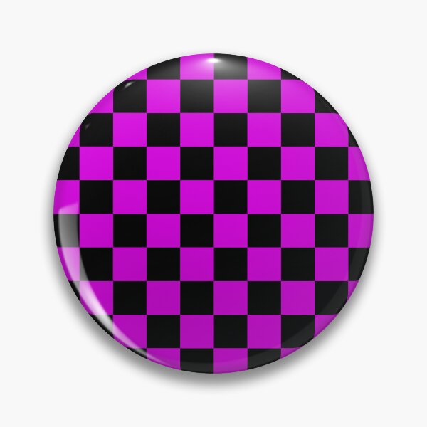 Item preview, Purple Black Checker Pattern  designed and sold by PatternTitan.